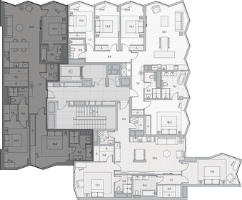 Квартира 111,6 м², 3-комнатная - изображение 2