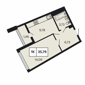 32,2 м², 1-комнатная квартира 6 991 000 ₽ - изображение 73