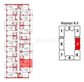 26,4 м², квартира-студия 5 600 000 ₽ - изображение 40