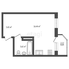 Квартира 24 м², студия - изображение 3