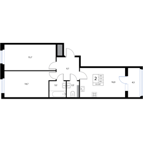 58,8 м², 3-комнатная квартира 9 996 000 ₽ - изображение 31