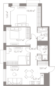 90 м², 3-комнатная квартира 27 999 990 ₽ - изображение 49