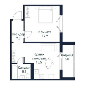 46,2 м², 1-комнатная квартира 5 771 250 ₽ - изображение 11