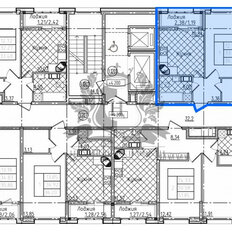 Квартира 34,5 м², 1-комнатная - изображение 1