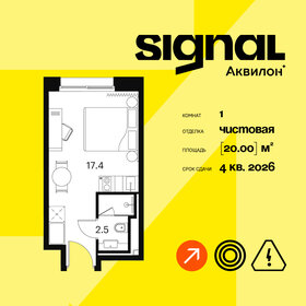 20 м², 1-комнатные апартаменты 6 427 761 ₽ - изображение 59