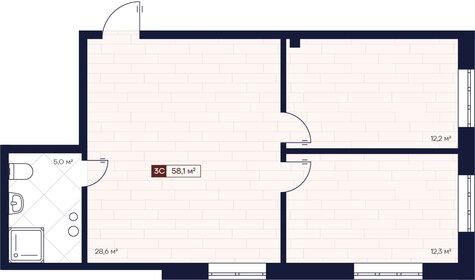 82 м², 4-комнатная квартира 13 900 000 ₽ - изображение 67