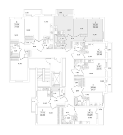 51,8 м², 2-комнатная квартира 11 900 000 ₽ - изображение 25