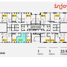 Квартира 33,9 м², студия - изображение 2
