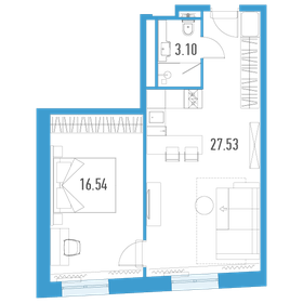 47,2 м², 1-комнатные апартаменты 10 566 080 ₽ - изображение 8