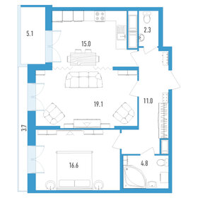 72,3 м², 2-комнатная квартира 15 183 000 ₽ - изображение 57