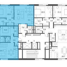 Квартира 217,5 м², 3-комнатные - изображение 2