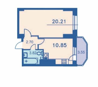41 м², 1-комнатная квартира 8 825 000 ₽ - изображение 37