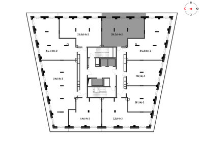 Квартира 74,8 м², 2-комнатная - изображение 2