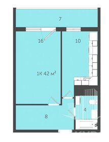 43,3 м², 2-комнатная квартира 6 750 000 ₽ - изображение 36