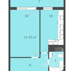 Квартира 41,4 м², 1-комнатная - изображение 2