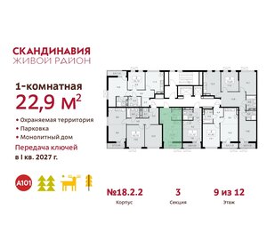 Квартира 22,9 м², студия - изображение 2