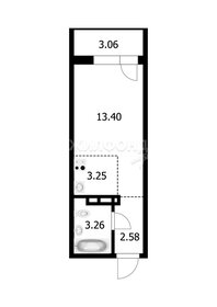 Квартира 22,6 м², студия - изображение 1