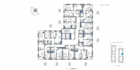 84,1 м², 3-комнатная квартира 4 150 000 ₽ - изображение 76