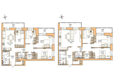 94,4 м², 4-комнатная квартира 13 876 800 ₽ - изображение 14