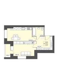40 м², 1-комнатная квартира 3 687 000 ₽ - изображение 20