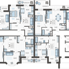 Квартира 61,6 м², 2-комнатная - изображение 2