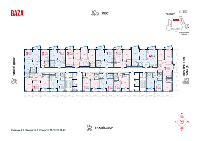 91,9 м², 3-комнатная квартира 11 500 000 ₽ - изображение 44