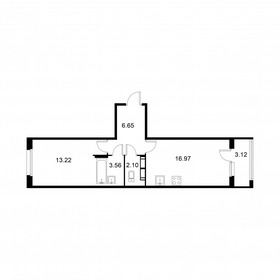 44,6 м², 1-комнатная квартира 6 863 780 ₽ - изображение 47