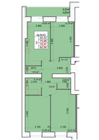 91,3 м², 3-комнатная квартира 11 750 000 ₽ - изображение 49