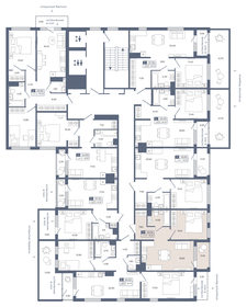 39,3 м², 1-комнатная квартира 8 500 000 ₽ - изображение 71