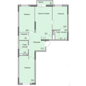 100 м², 3-комнатная квартира 7 700 000 ₽ - изображение 44