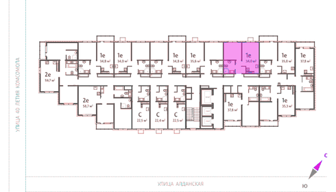 26,3 м², квартира-студия 3 999 000 ₽ - изображение 44