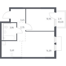 33,3 м², 1-комнатная квартира 7 056 008 ₽ - изображение 12