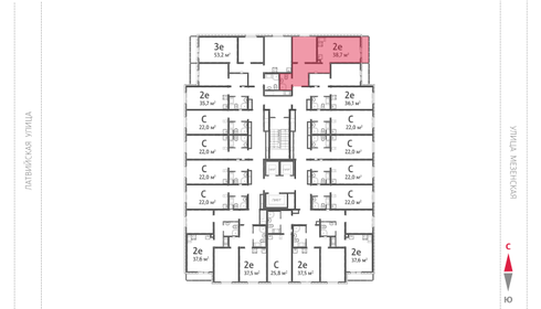 49,6 м², 2-комнатная квартира 3 300 000 ₽ - изображение 130