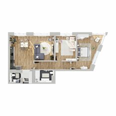 Квартира 95,3 м², 2-комнатная - изображение 4
