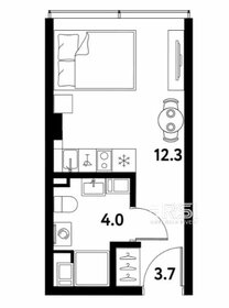 Квартира 20 м², 1-комнатные - изображение 1