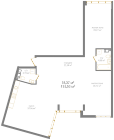 93,1 м², 3-комнатная квартира 26 073 600 ₽ - изображение 21