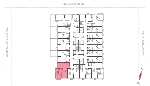 52 м², 2-комнатная квартира 11 200 000 ₽ - изображение 42