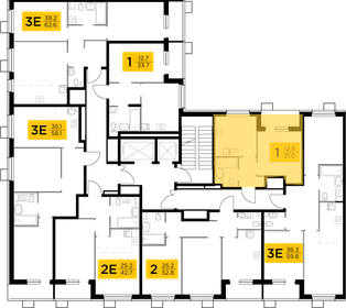 54 м², 2-комнатная квартира 13 100 000 ₽ - изображение 63