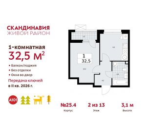 28,1 м², 1-комнатная квартира 8 100 000 ₽ - изображение 48
