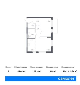 Квартира 30,6 м², 1-комнатная - изображение 1