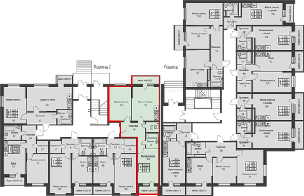 52 м², 2-комнатная квартира 6 900 000 ₽ - изображение 10