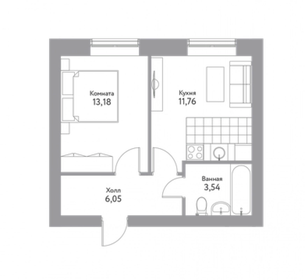 47,6 м², 2-комнатная квартира 4 386 340 ₽ - изображение 37