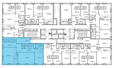 218 м², 3-комнатная квартира 123 000 000 ₽ - изображение 106