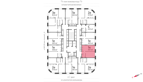 36,3 м², 1-комнатная квартира 19 831 088 ₽ - изображение 42