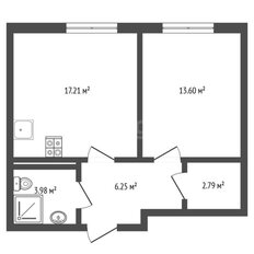 Квартира 43,8 м², 1-комнатная - изображение 4