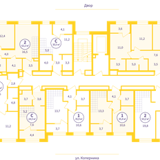 Квартира 59,5 м², 2-комнатная - изображение 3