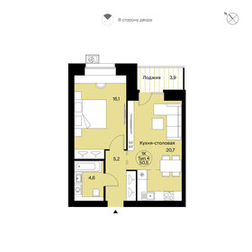 32,9 м², 1-комнатная квартира 2 550 000 ₽ - изображение 88