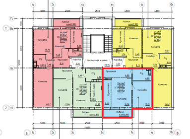 Квартира 45,5 м², 1-комнатная - изображение 1