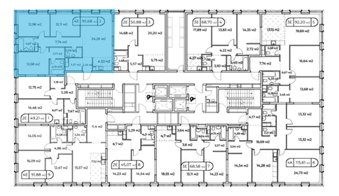 110 м², 3-комнатная квартира 51 500 000 ₽ - изображение 97