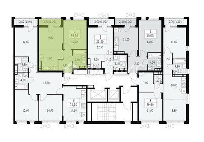 Квартира 40 м², 2-комнатная - изображение 1